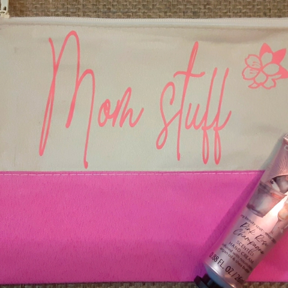 "Mom Stuff" cosmetic bag